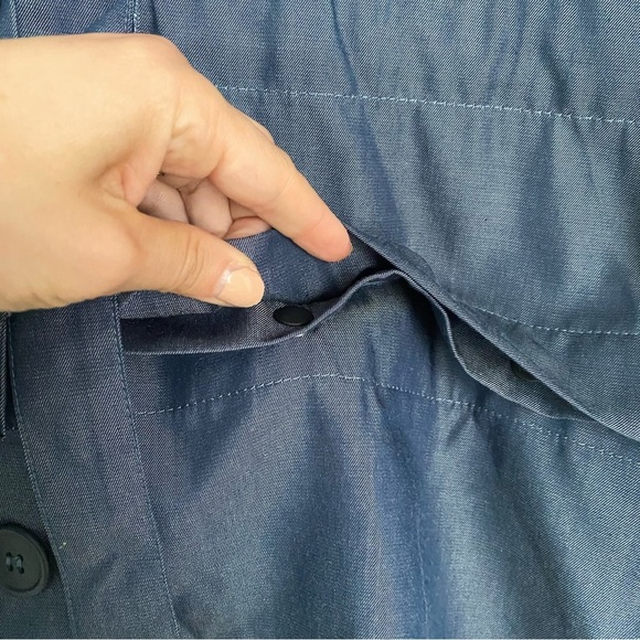 Vetta Capsule The Utility Jacket in Chambray size XS - Picture 6 of 10